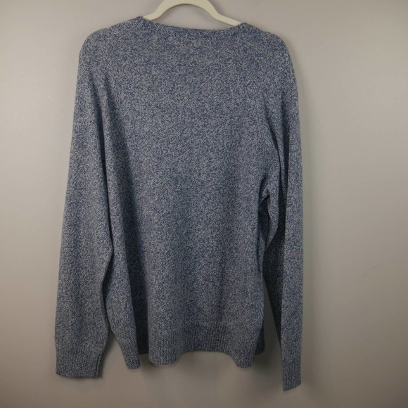 J. Crew Factory NWT Blue Crewneck Lambswool Blend Sweater Size XXL - Picture 3 of 8